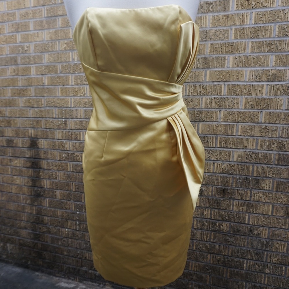 Yellow formal dress
